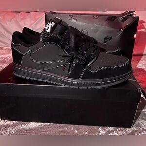Jordan 1 Retro Low OG SP Travis Scott Black Phantom